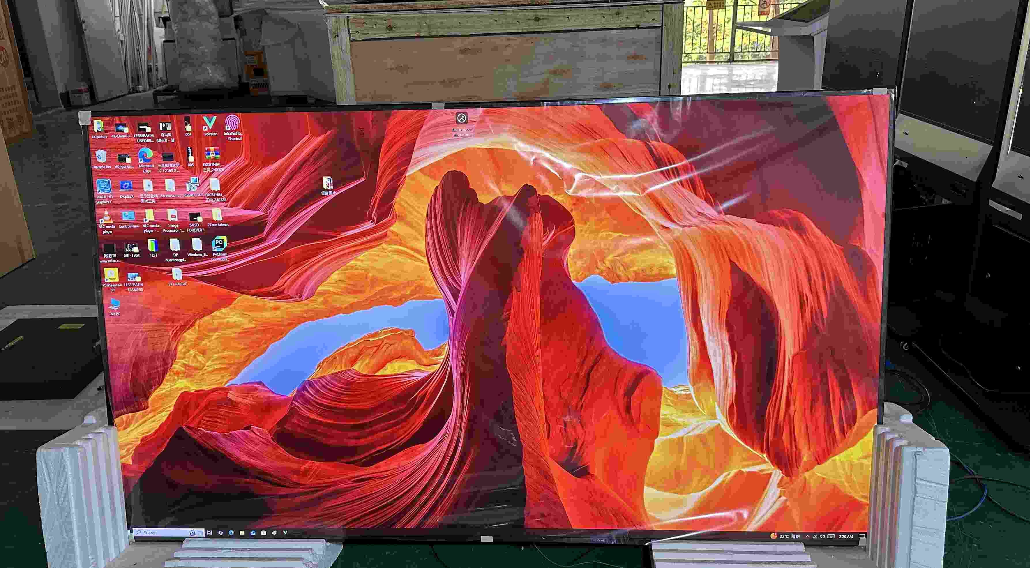 86 ιντσών LG 4K LED διαδραστική οθόνη οθόνης αφής επίπεδης οθόνης