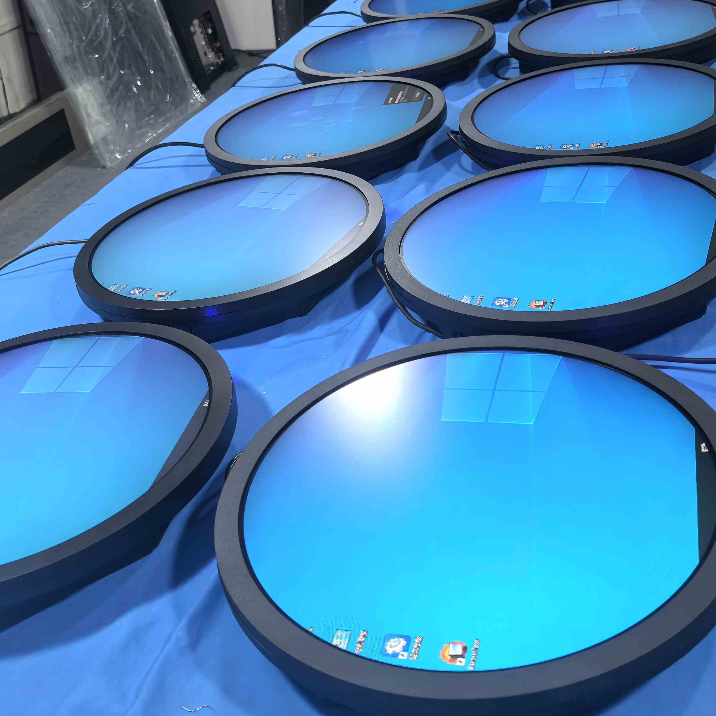 Circular 23,6 ίντσες LCD χωρητική οθόνη αφής